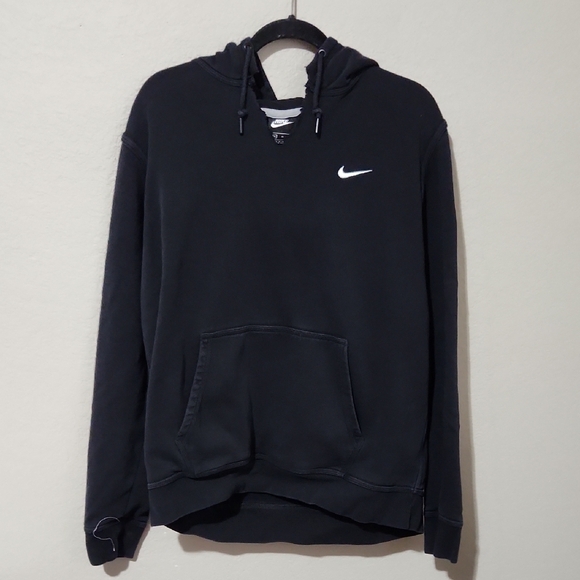 Nike Hoodie Size XL Black has FLAW V NECK CUT at neckline - Picture 1 of 10